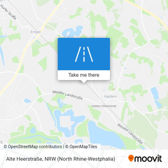 Alte Heerstraße map