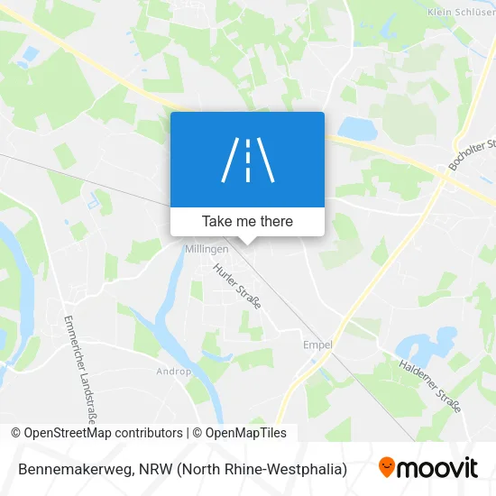 Карта Bennemakerweg