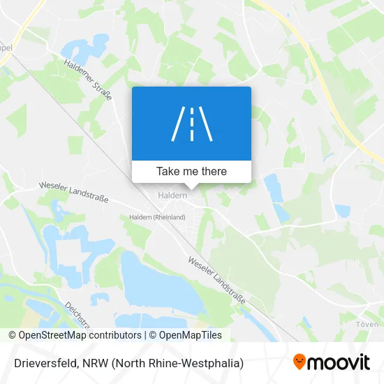 Карта Drieversfeld