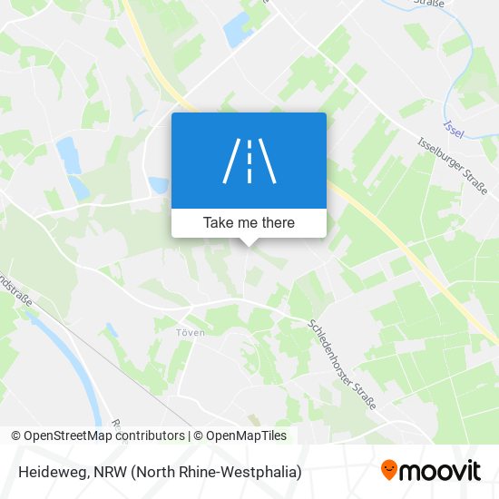 Heideweg map