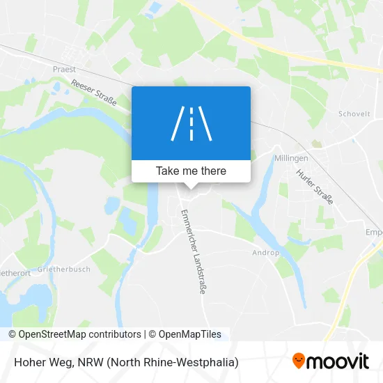 Карта Hoher Weg