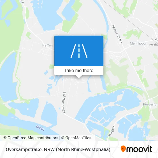 Карта Overkampstraße