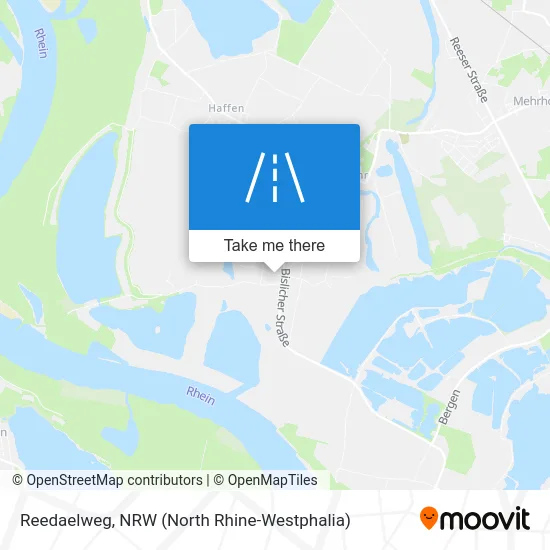 Reedaelweg map