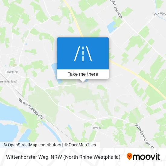 Wittenhorster Weg map