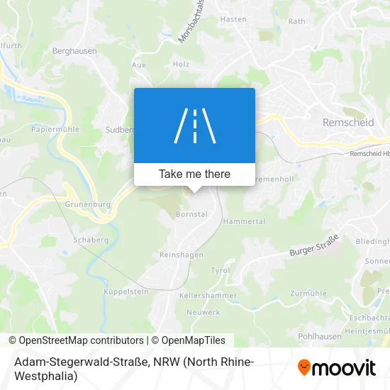 Карта Adam-Stegerwald-Straße