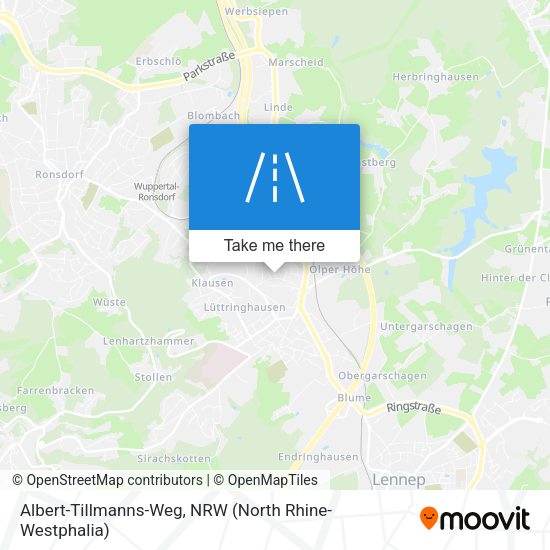 Albert-Tillmanns-Weg map