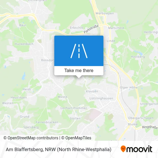 Am Blaffertsberg map