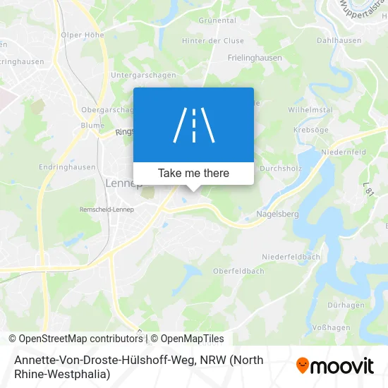 Карта Annette-Von-Droste-Hülshoff-Weg
