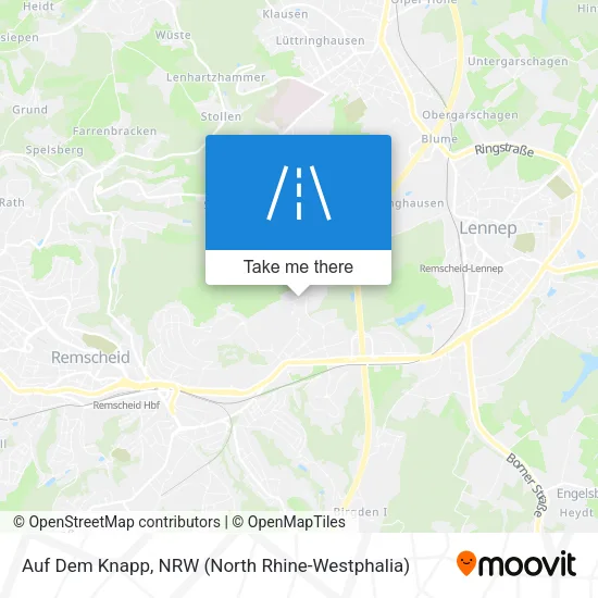 Карта Auf Dem Knapp