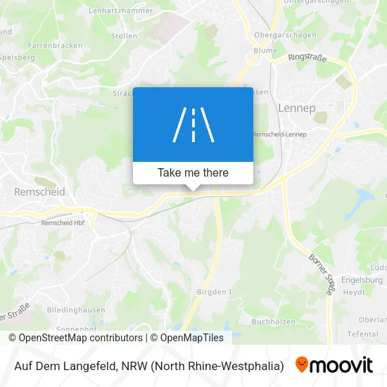 Карта Auf Dem Langefeld