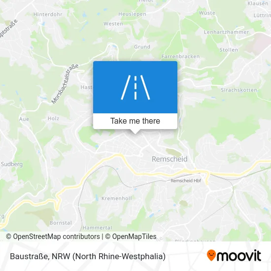 Карта Baustraße