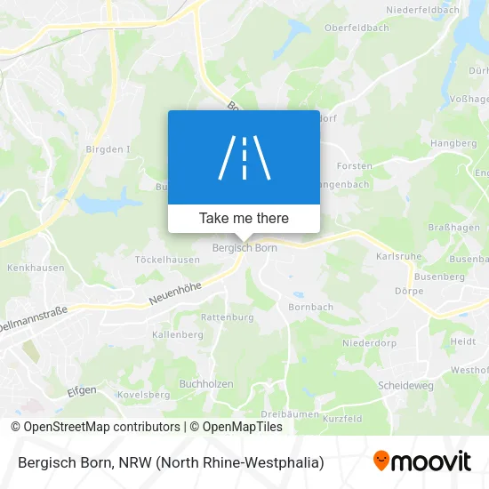 Карта Bergisch Born