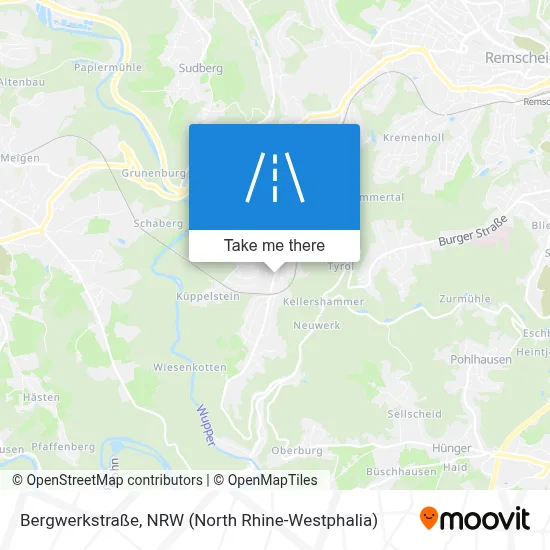 Bergwerkstraße map