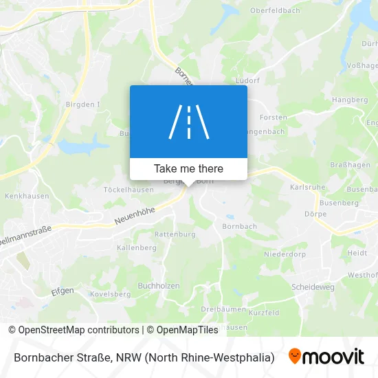 Bornbacher Straße map
