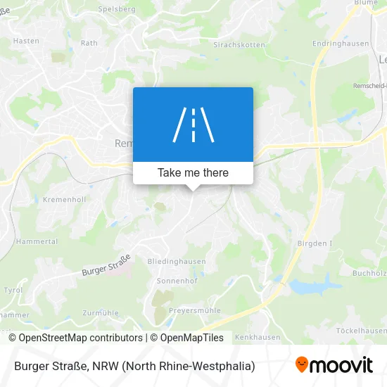 Карта Burger Straße