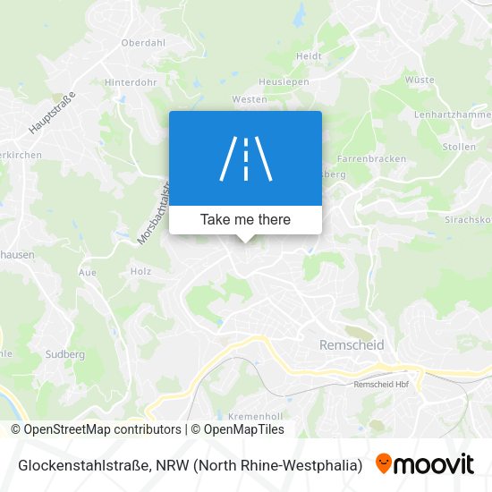 Glockenstahlstraße map