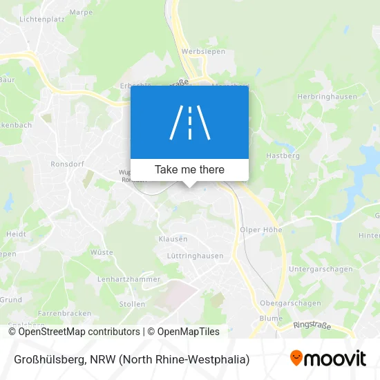 Карта Großhülsberg