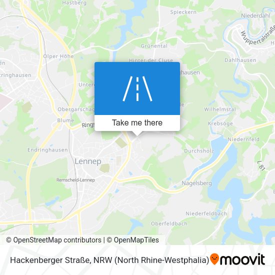 Hackenberger Straße map