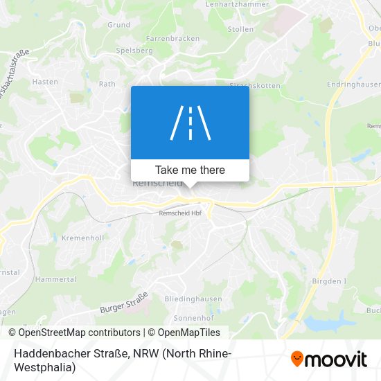Haddenbacher Straße map