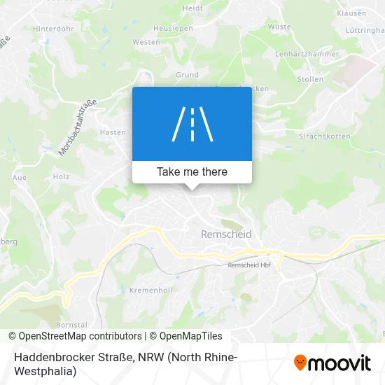 Haddenbrocker Straße map