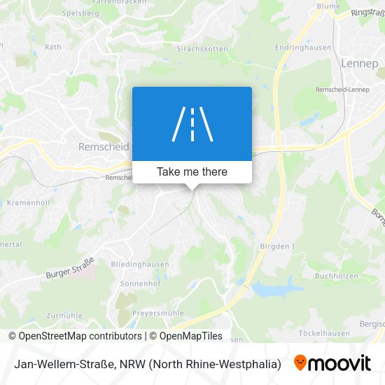 Jan-Wellem-Straße map