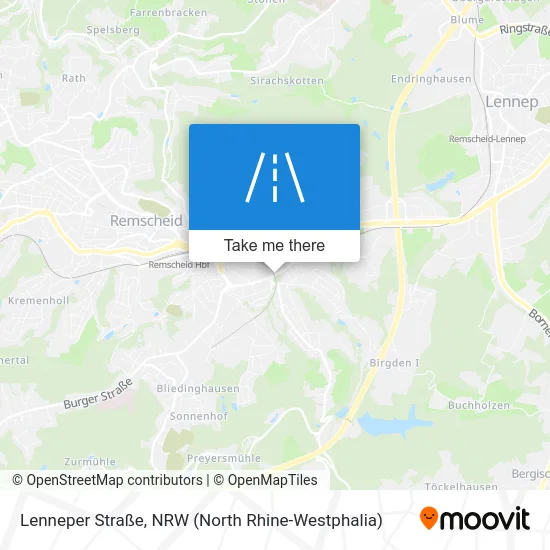 Lenneper Straße map