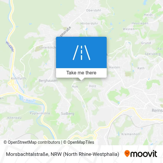 Morsbachtalstraße map