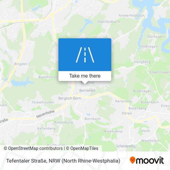 Tefentaler Straße map
