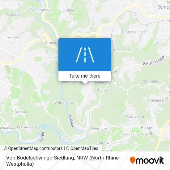 Von-Bodelschwingh-Siedlung map