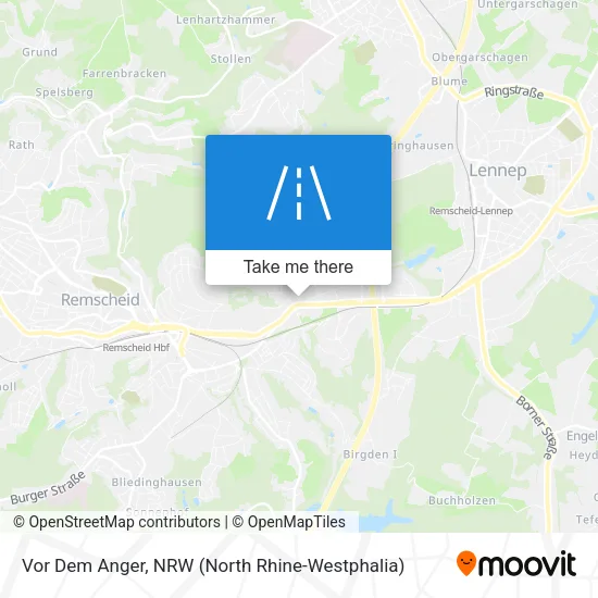 Карта Vor Dem Anger