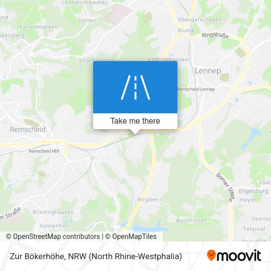 Zur Bökerhöhe map