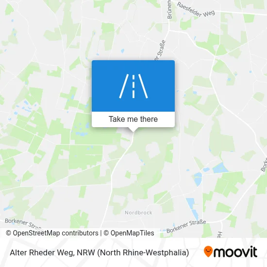 Alter Rheder Weg map