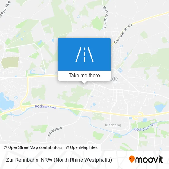 Карта Zur Rennbahn