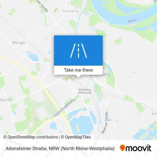 Allensteiner Straße map