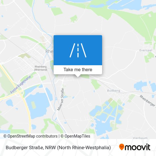 Budberger Straße map