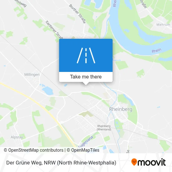 Der Grüne Weg map