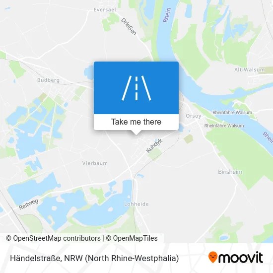 Карта Händelstraße