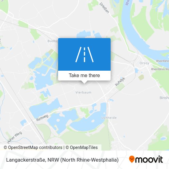 Langackerstraße map