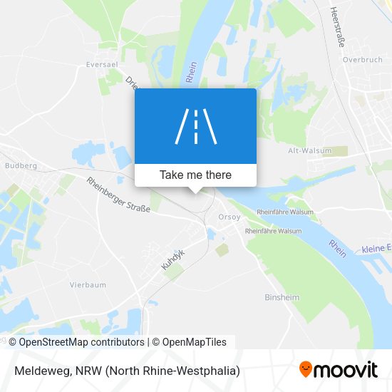 Карта Meldeweg