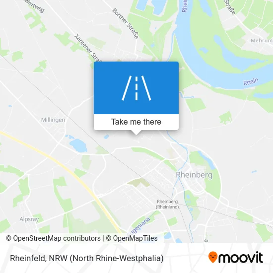 Карта Rheinfeld