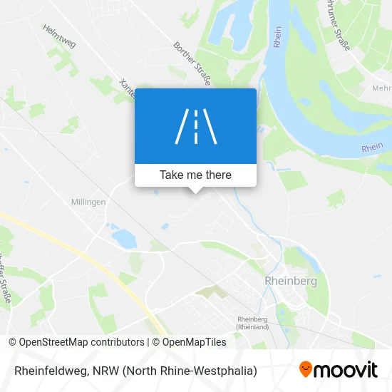 Rheinfeldweg map