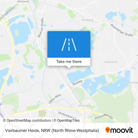 Карта Vierbaumer Heide