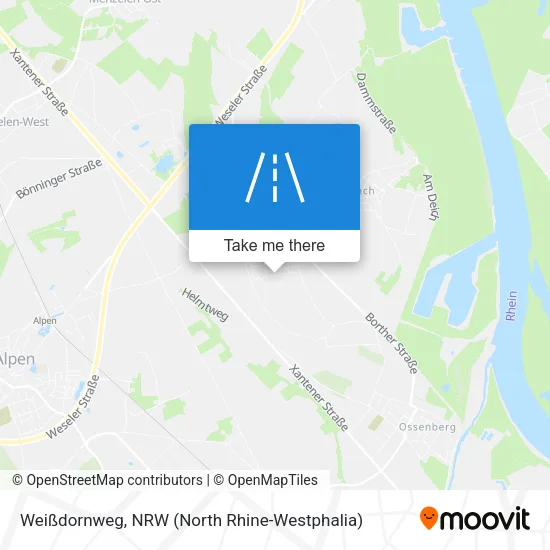 Карта Weißdornweg