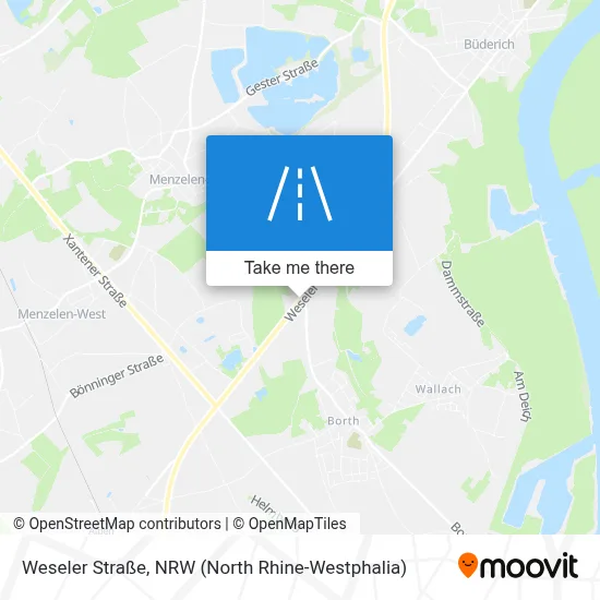 Weseler Straße map