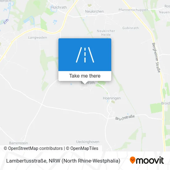 Карта Lambertusstraße