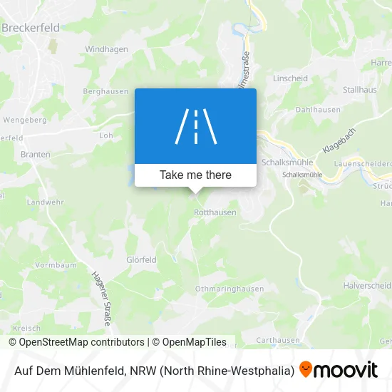 Карта Auf Dem Mühlenfeld