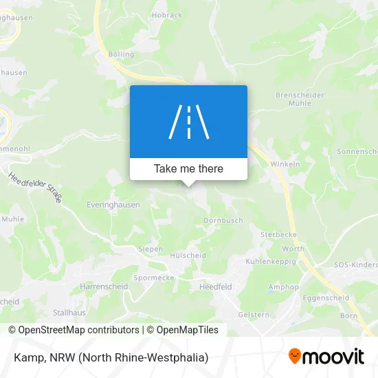 Карта Kamp