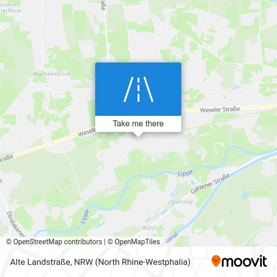 Alte Landstraße map