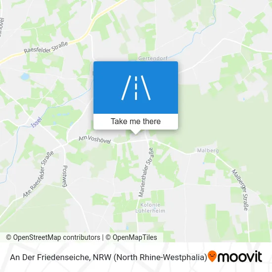 An Der Friedenseiche map