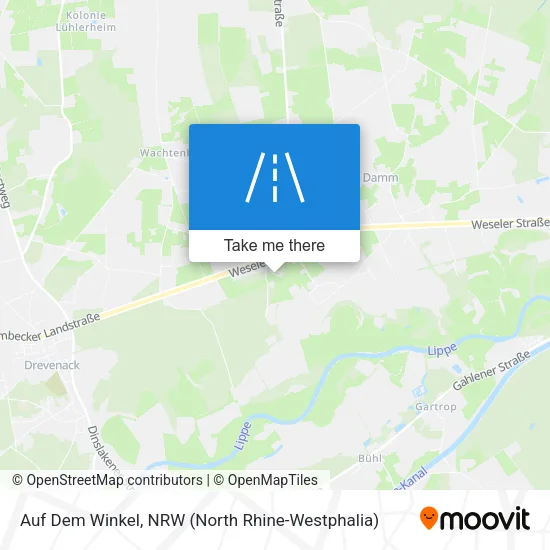 Карта Auf Dem Winkel